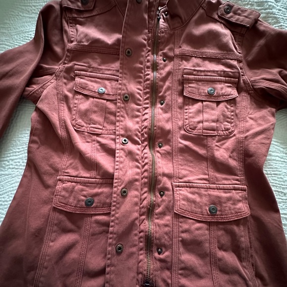 Rust colored utility jacket - Picture 6 of 8